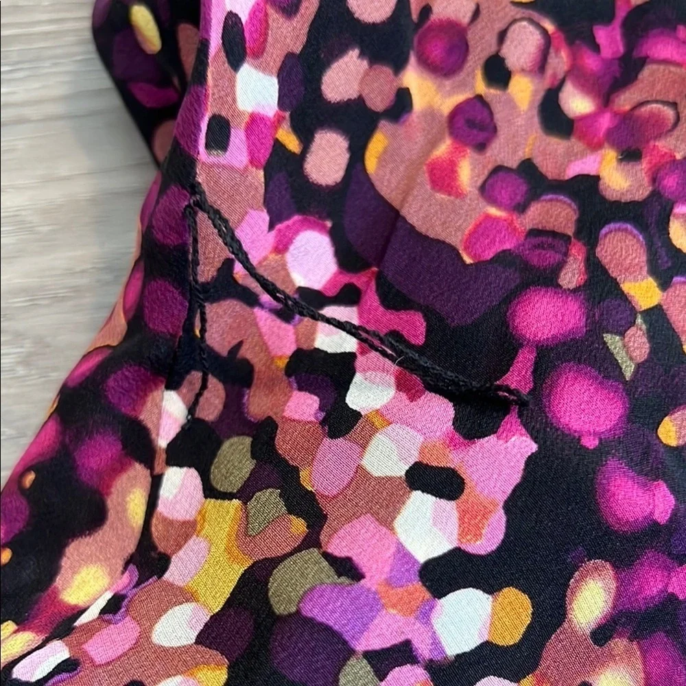 BCBGMAXAZRIA Vibrant Strapless Dot Dress Size 4